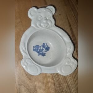 Vintage Rare Yorktowne Pfaltzgraft Bear Porridger Bowl